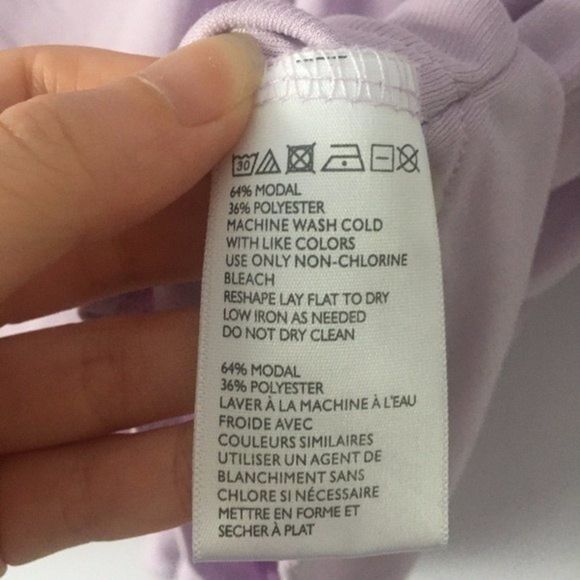 🪴 Urban Outfitters Silence + Noise Lavender Ribbed Tunic Twist Top - Picture 9 of 13